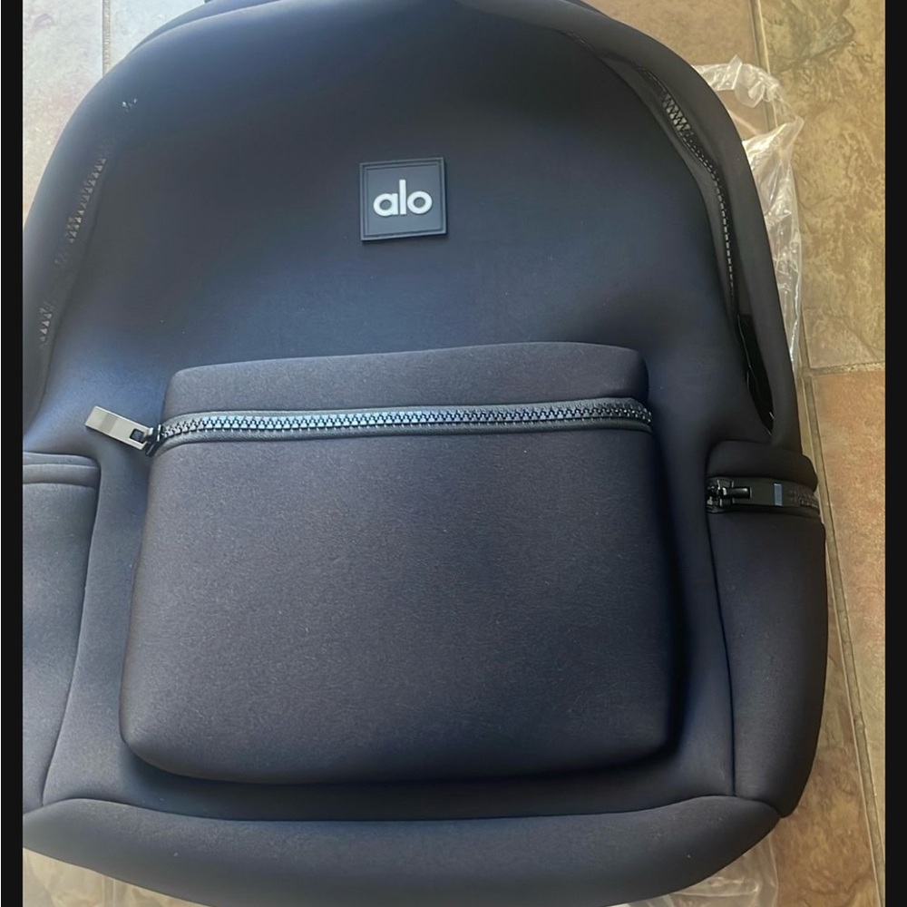 ALO Yoga Black Backpack Modern Minimalist Design